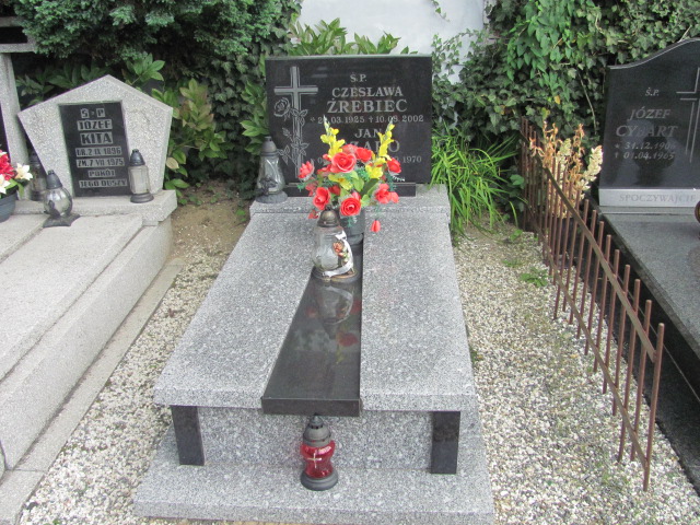 Grób Czesława Żrebiec