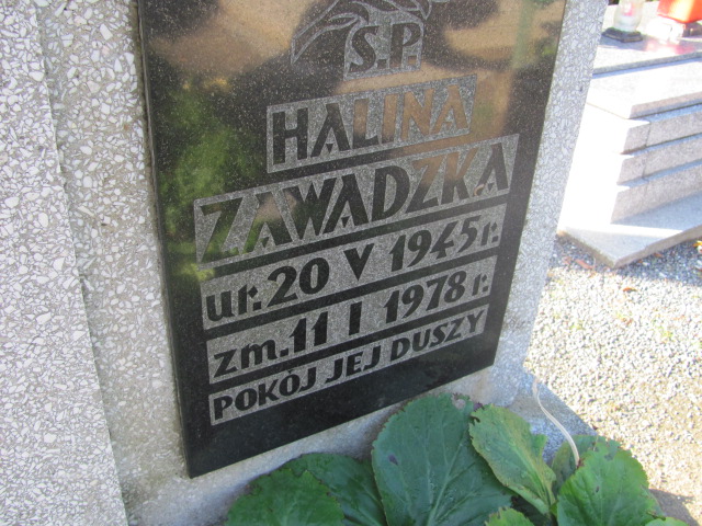 Halina Zawadzka 1945 Dzierżoniów - Grobonet - Wyszukiwarka osób pochowanych