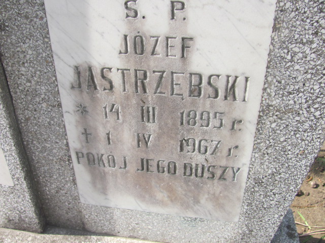 Józef Jastrzębski 1895 Dzierżoniów - Grobonet - Wyszukiwarka osób pochowanych