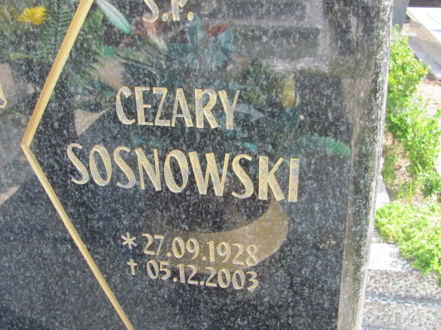 Cezary Sosnowski 1928 Dzierżoniów - Grobonet - Wyszukiwarka osób pochowanych