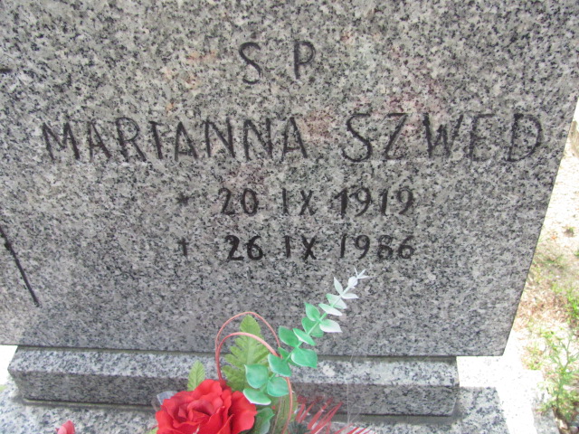 Grób Marianna Szwed