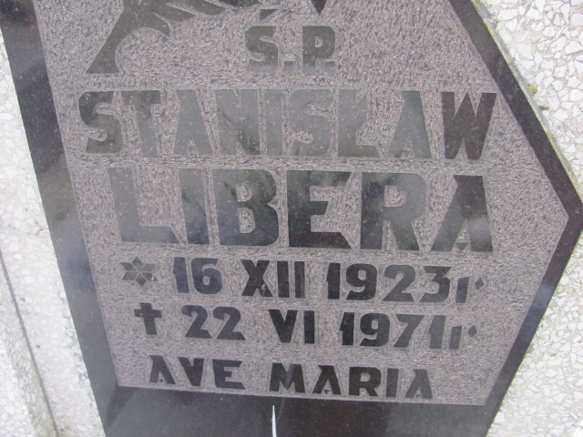 Stanisław Libera 1923 Dzierżoniów - Grobonet - Wyszukiwarka osób pochowanych