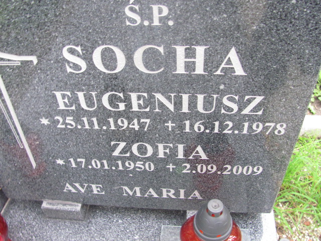 Eugeniusz Socha 1947 Dzierżoniów - Grobonet - Wyszukiwarka osób pochowanych