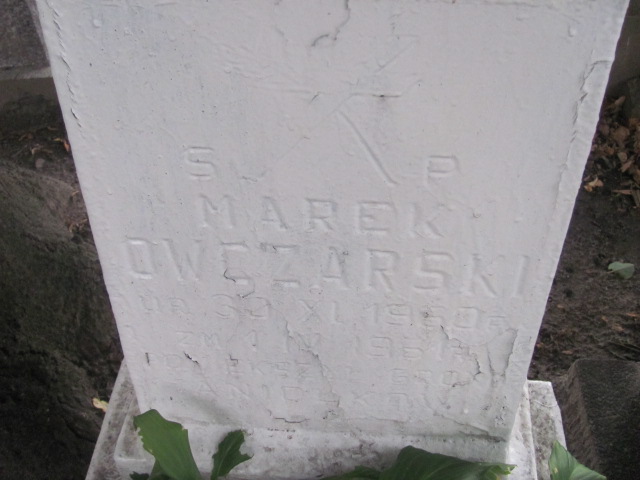 Marek Owczarski 1960 Dzierżoniów - Grobonet - Wyszukiwarka osób pochowanych