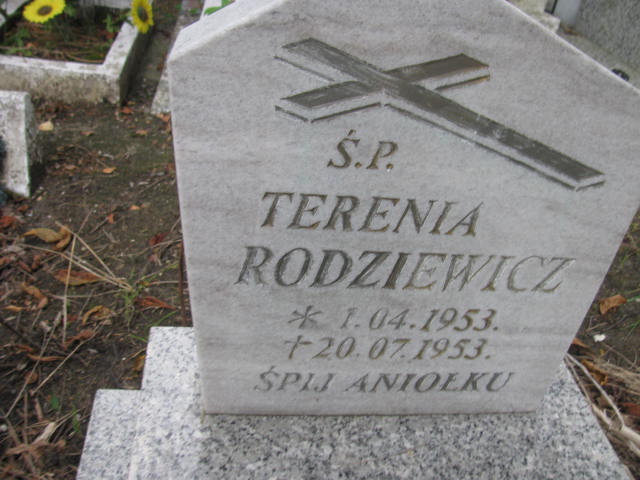 Teresa Rodziewicz 1953 Dzierżoniów - Grobonet - Wyszukiwarka osób pochowanych
