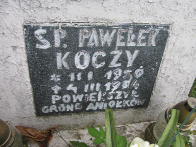 Pawełek Koczy 1950 Dzierżoniów - Grobonet - Wyszukiwarka osób pochowanych
