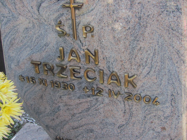 Jan Trzeciak 1930 Dzierżoniów - Grobonet - Wyszukiwarka osób pochowanych