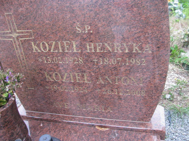 Antoni Kozieł 1924 Dzierżoniów - Grobonet - Wyszukiwarka osób pochowanych