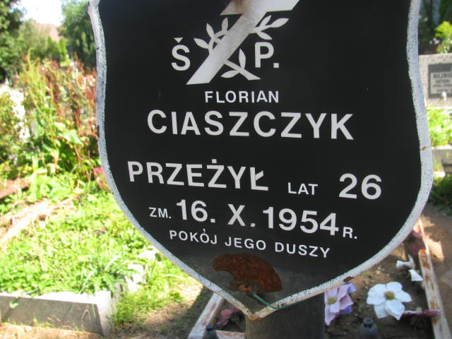 Florian Ciaszczyk Dzierżoniów - Grobonet - Wyszukiwarka osób pochowanych