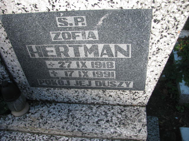 Zofia Hertman 1918 Dzierżoniów parafialny - Grobonet - Wyszukiwarka osób pochowanych