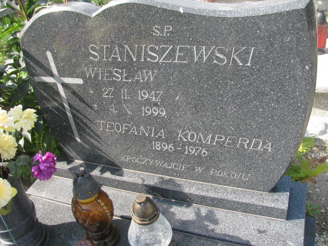 Wiesław Staniszewski 1947 Dzierżoniów - Grobonet - Wyszukiwarka osób pochowanych